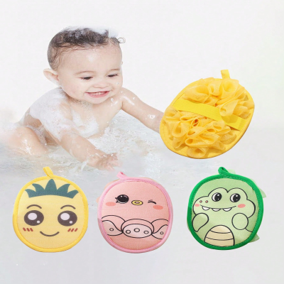 2-in-1 Cartoon Bath Sponge and Loofah - angle 2
