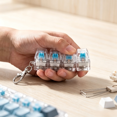 Fidget Keychain Keycap - angle 2